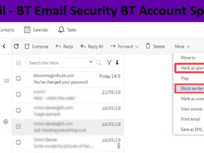 BT Email Help – How to deal with Spam Mail in BT Email?